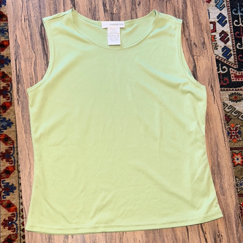 🧡4/$20🧡 Sag Harbor Light Green Women's Tank Top